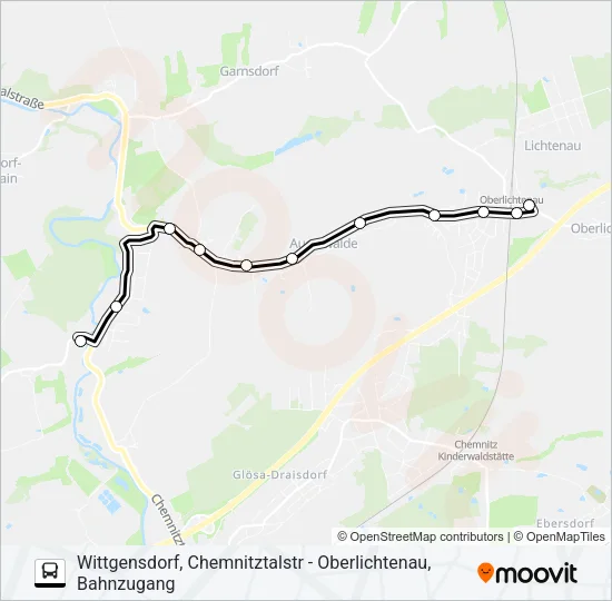 Автобус 637: карта маршрута