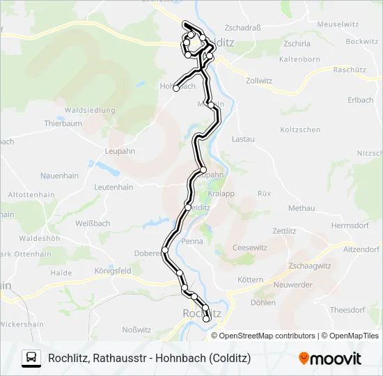 666 Bus Line Map