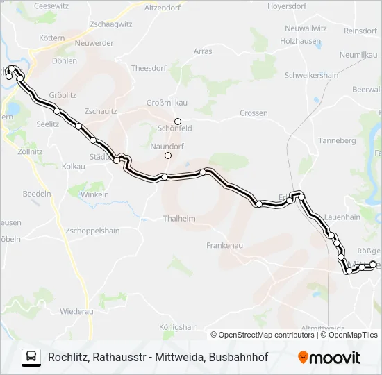 682 Bus Line Map