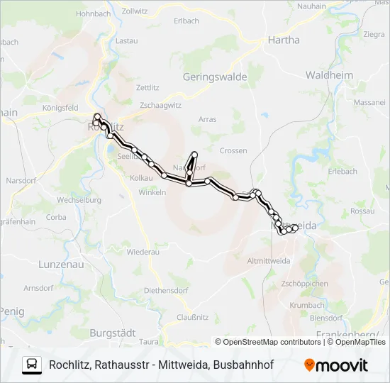 682 Bus Line Map