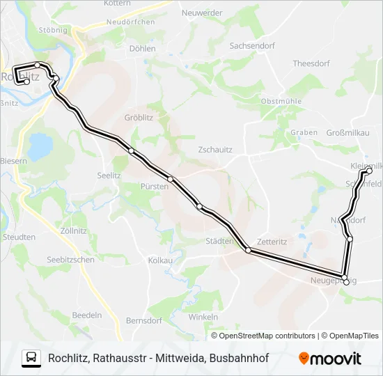682 Bus Line Map