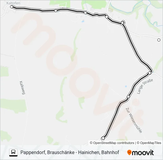 691 Bus Line Map