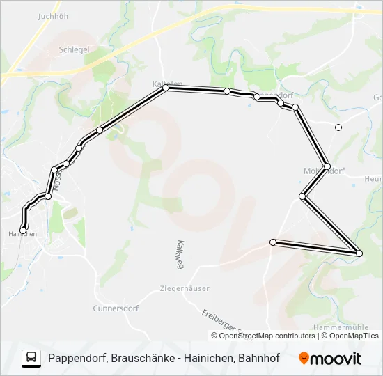 691 Bus Line Map