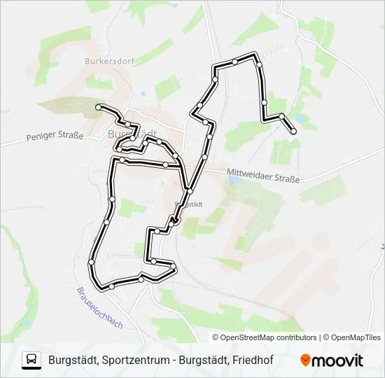 A Bus Line Map