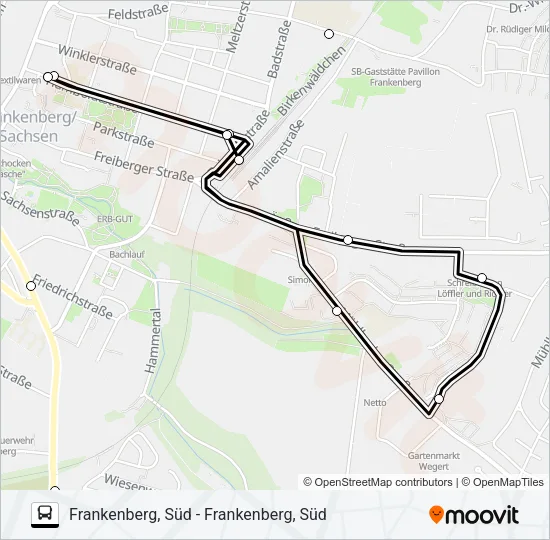 D Bus Line Map