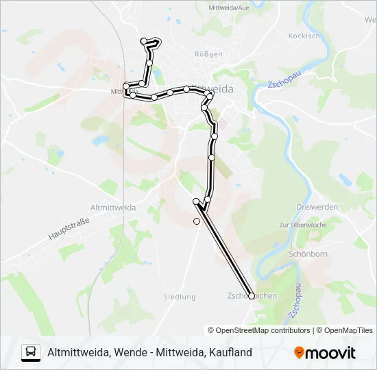 C Bus Line Map