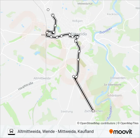 C Bus Line Map