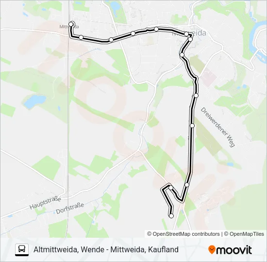 C Bus Line Map