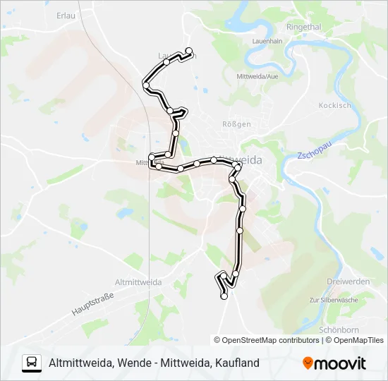C Bus Line Map