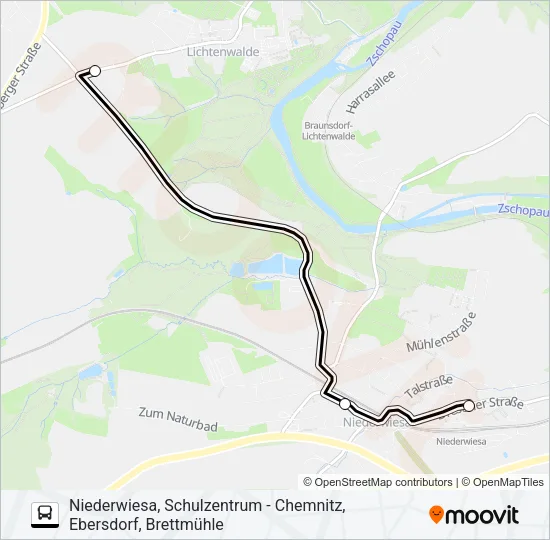 706 Bus Line Map