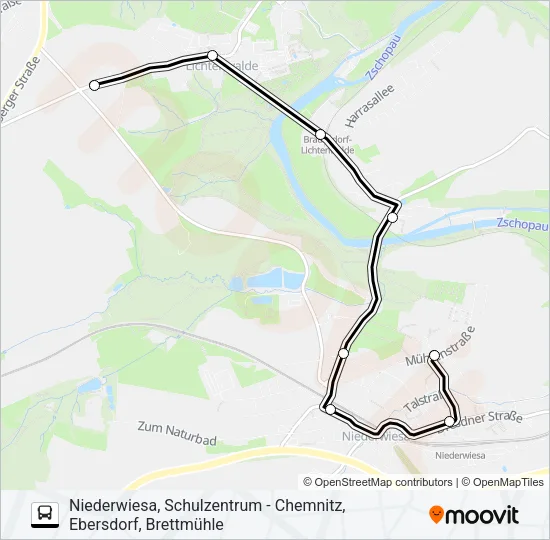 706 Bus Line Map