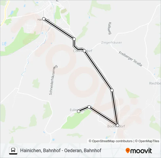 715 Bus Line Map
