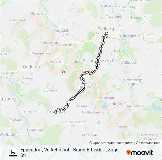 726 Bus Line Map