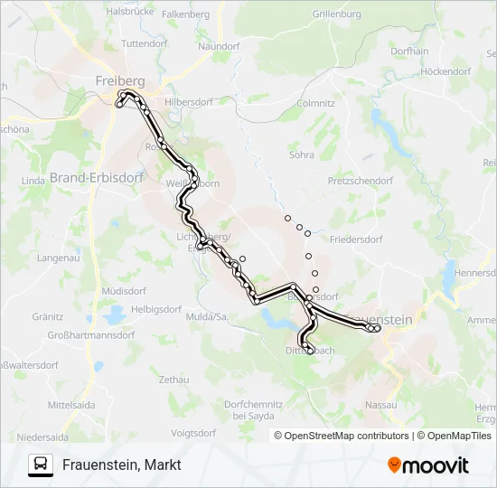 Автобус 732: карта маршрута