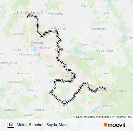 Автобус 738: карта маршрута