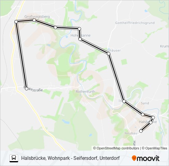 751 Route: Schedules, Stops & Maps - Großschirma, Grundschule (Updated)