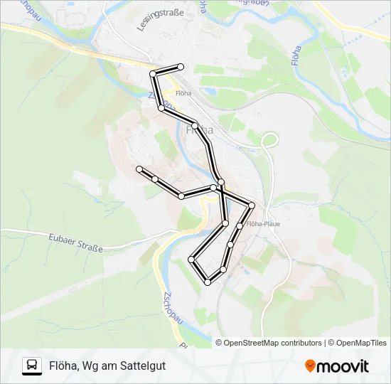 2 Bus Line Map