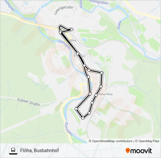 2 Bus Line Map