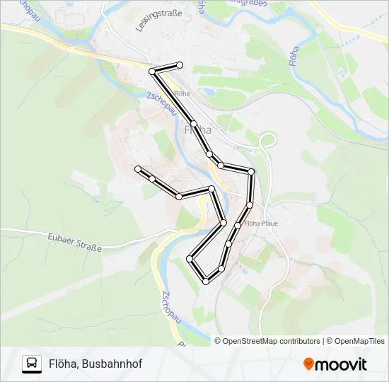 2 Bus Line Map