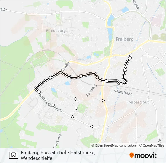 A Bus Line Map