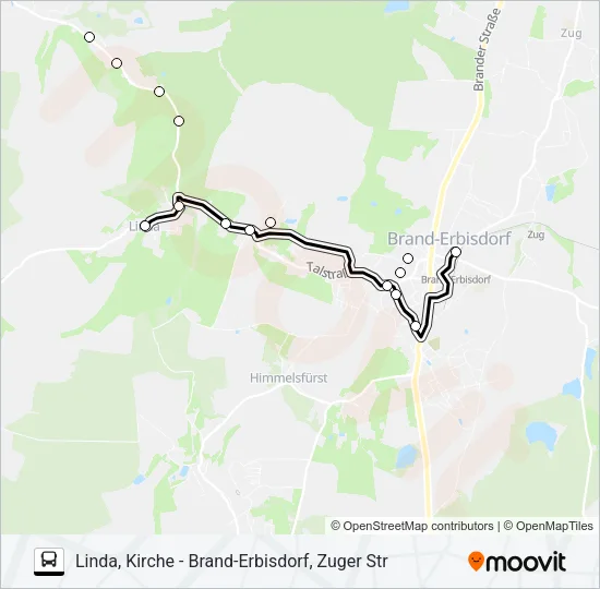 G Bus Line Map