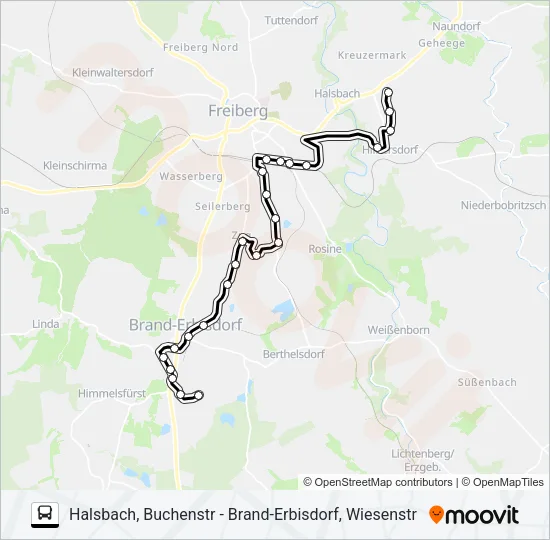 I Bus Line Map