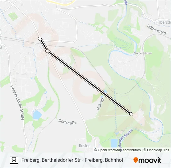 II Bus Line Map