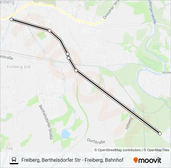 II Bus Line Map