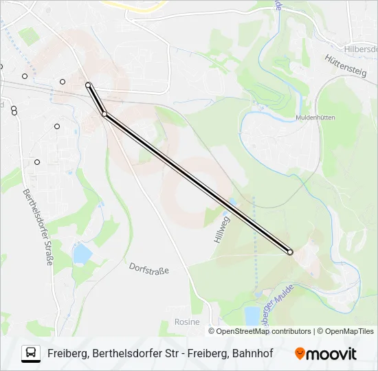 II Bus Line Map