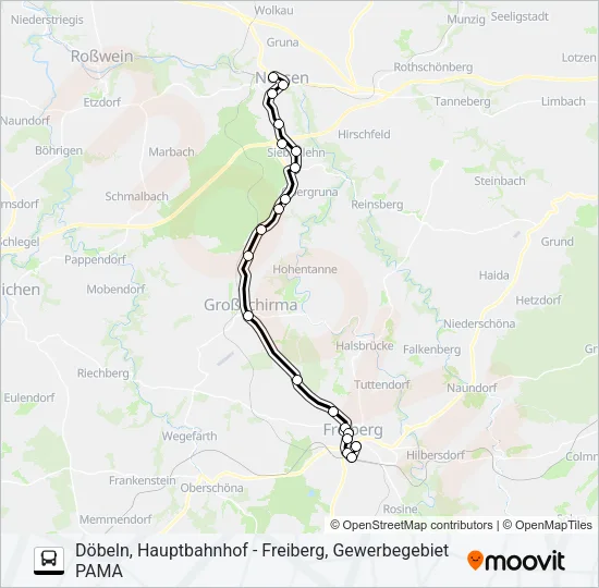 750 Bus Line Map