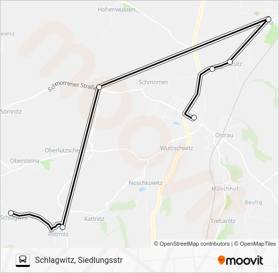 Автобус 889: карта маршрута