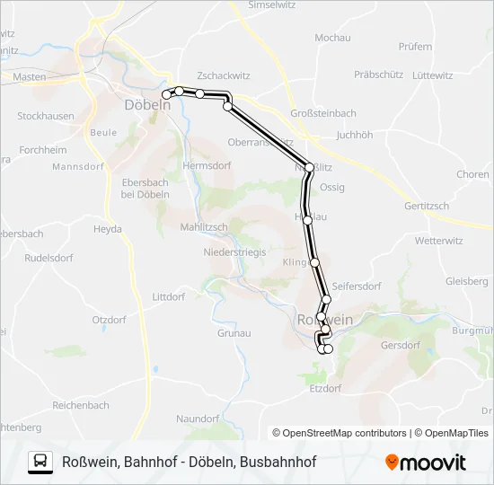 904 Bus Line Map