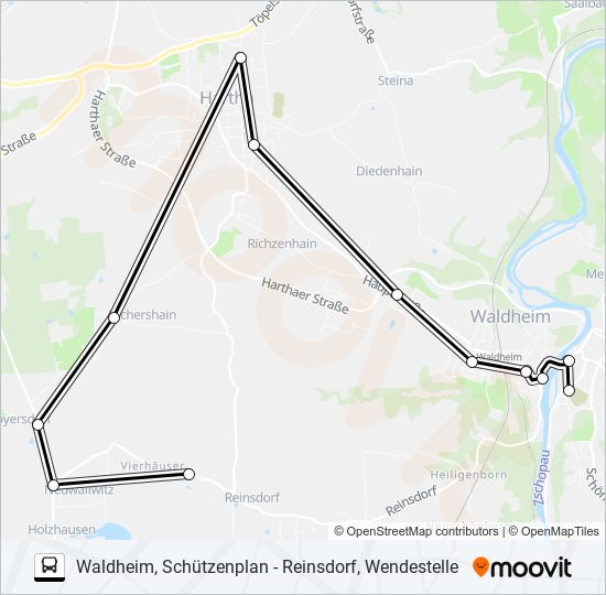 918 Route: Schedules, Stops & Maps - Waldheim, Gartenstr (Updated)