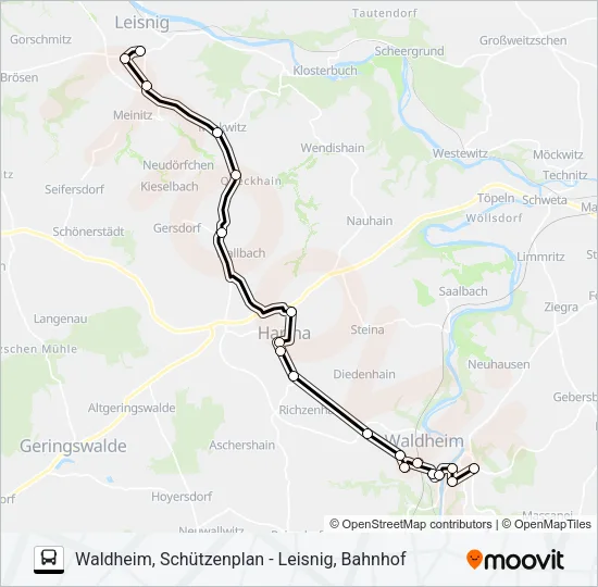 924 Bus Line Map