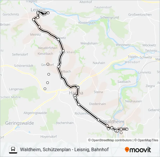924 Bus Line Map