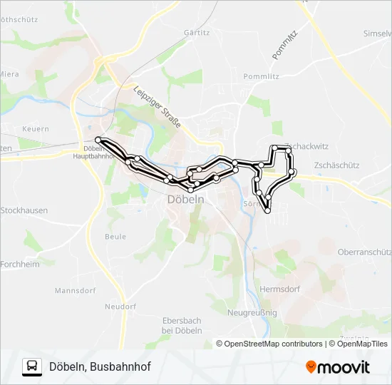 A Bus Line Map