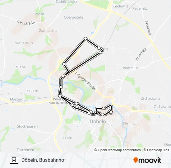 C Bus Line Map
