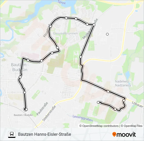11 Bus Line Map