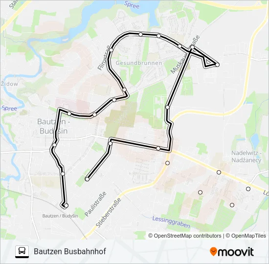 11 Bus Line Map