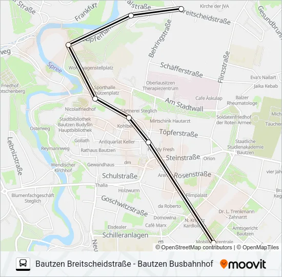 15 Bus Line Map