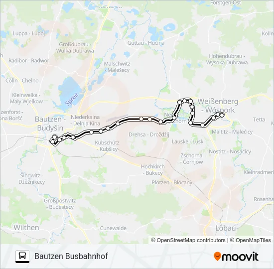 502 Bus Line Map