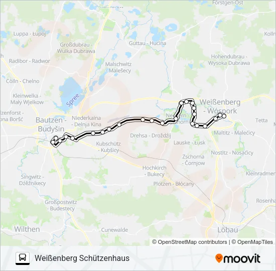 502 Bus Line Map
