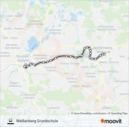 502 Bus Line Map