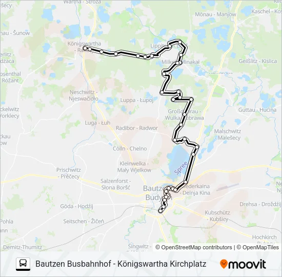 701 Bus Line Map