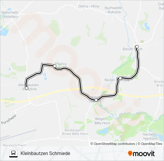 702 Bus Line Map