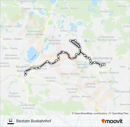 702 Bus Line Map