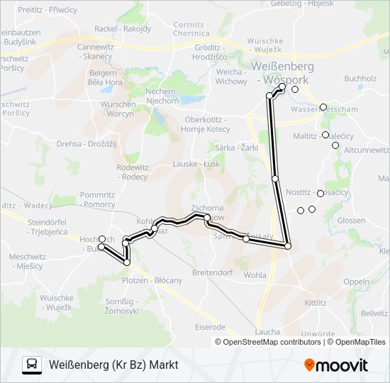 Автобус 705: карта маршрута