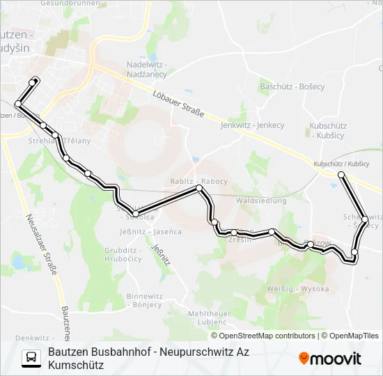 706 Bus Line Map