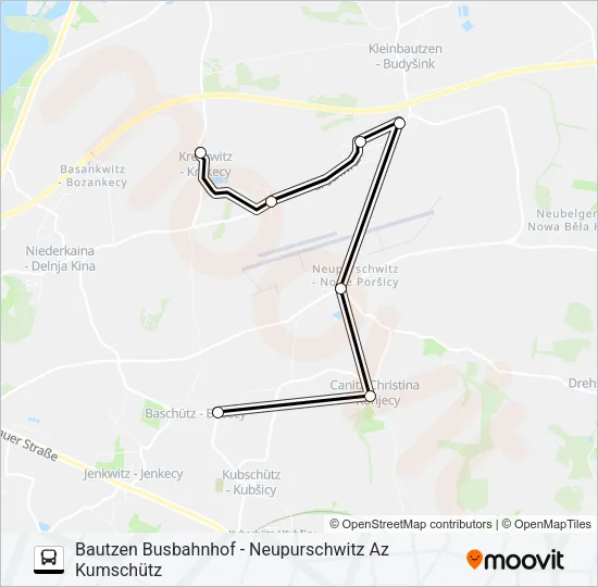 706 Bus Line Map