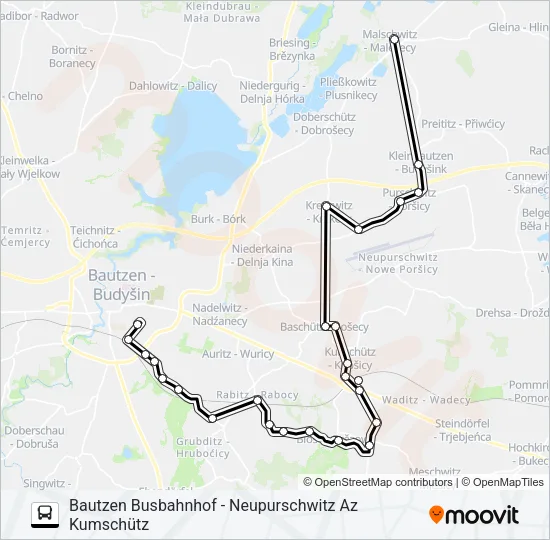 706 Bus Line Map
